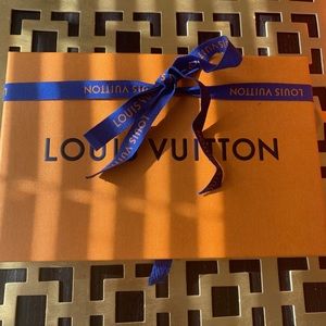 Small LV Gift Box with Ribbon and Tags